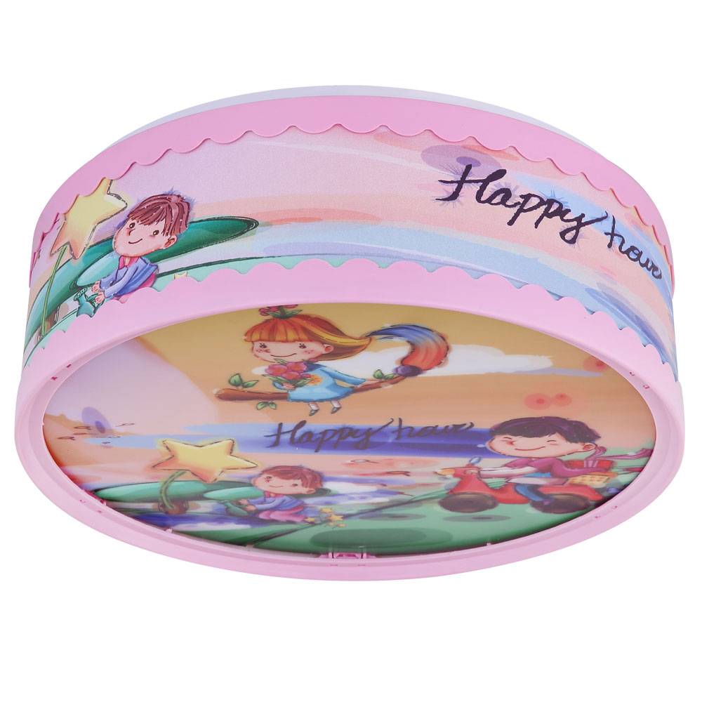 Deckenleuchte Deckenlampe Kinderzimmerleuchte Kinderlampe Spielzimmer, Kindermotiv multicolor, 1x E14 Fassung, DxH 28x11cm