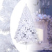 Weihnachtsbaum Kunstbaum Dekobaum Weihnachts-Baum Tannennadeln innen/Außen 120cm Weiß
