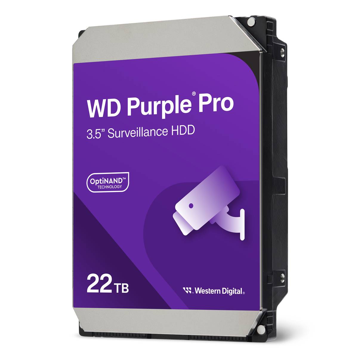 WD Purple Pro WD221PURP - Festplatte - 22 TB - Videoüberwachung, Smart Video - intern - 3.5"" (8.9 cm)