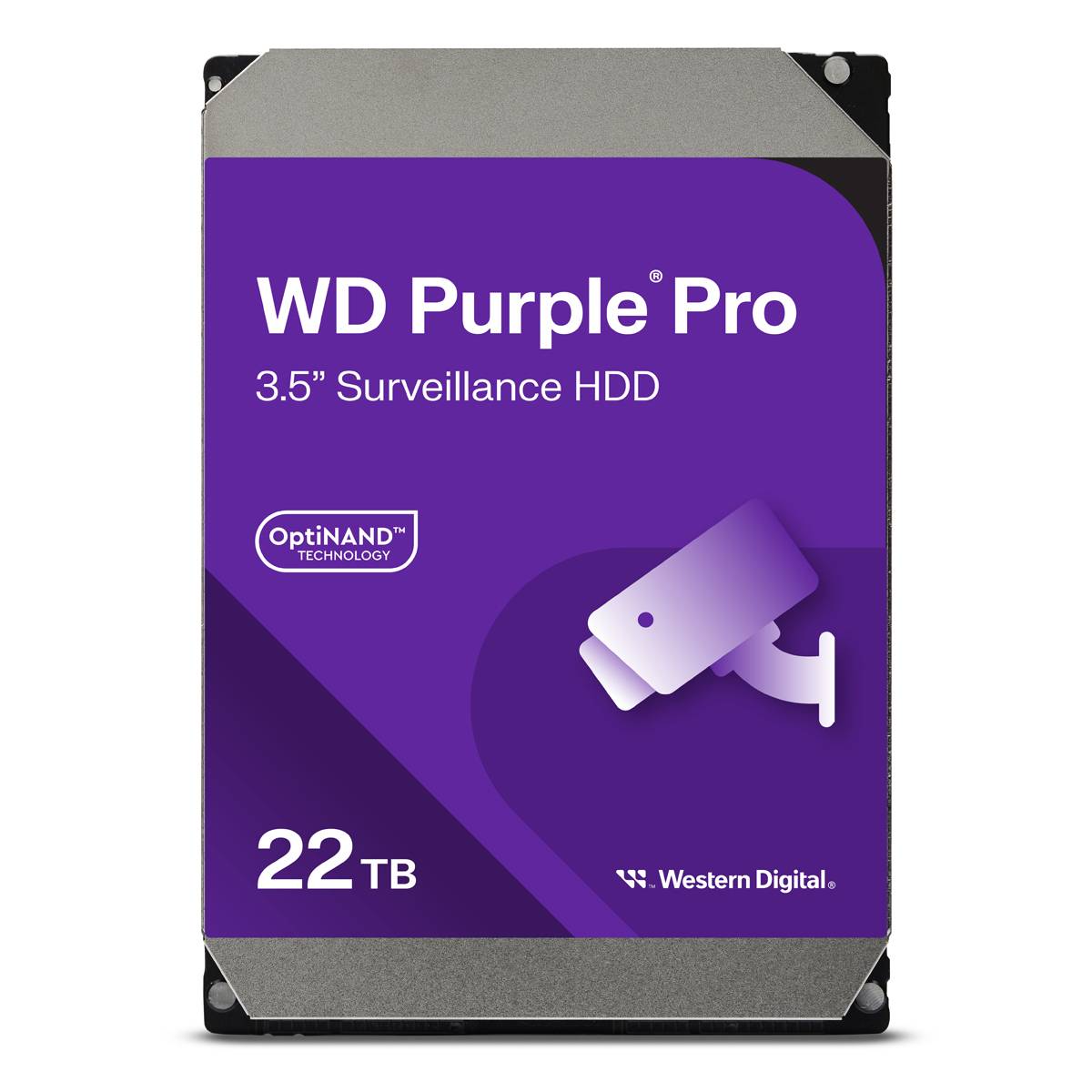 WD Purple Pro WD221PURP - Festplatte - 22 TB - Videoüberwachung, Smart Video - intern - 3.5"" (8.9 cm)