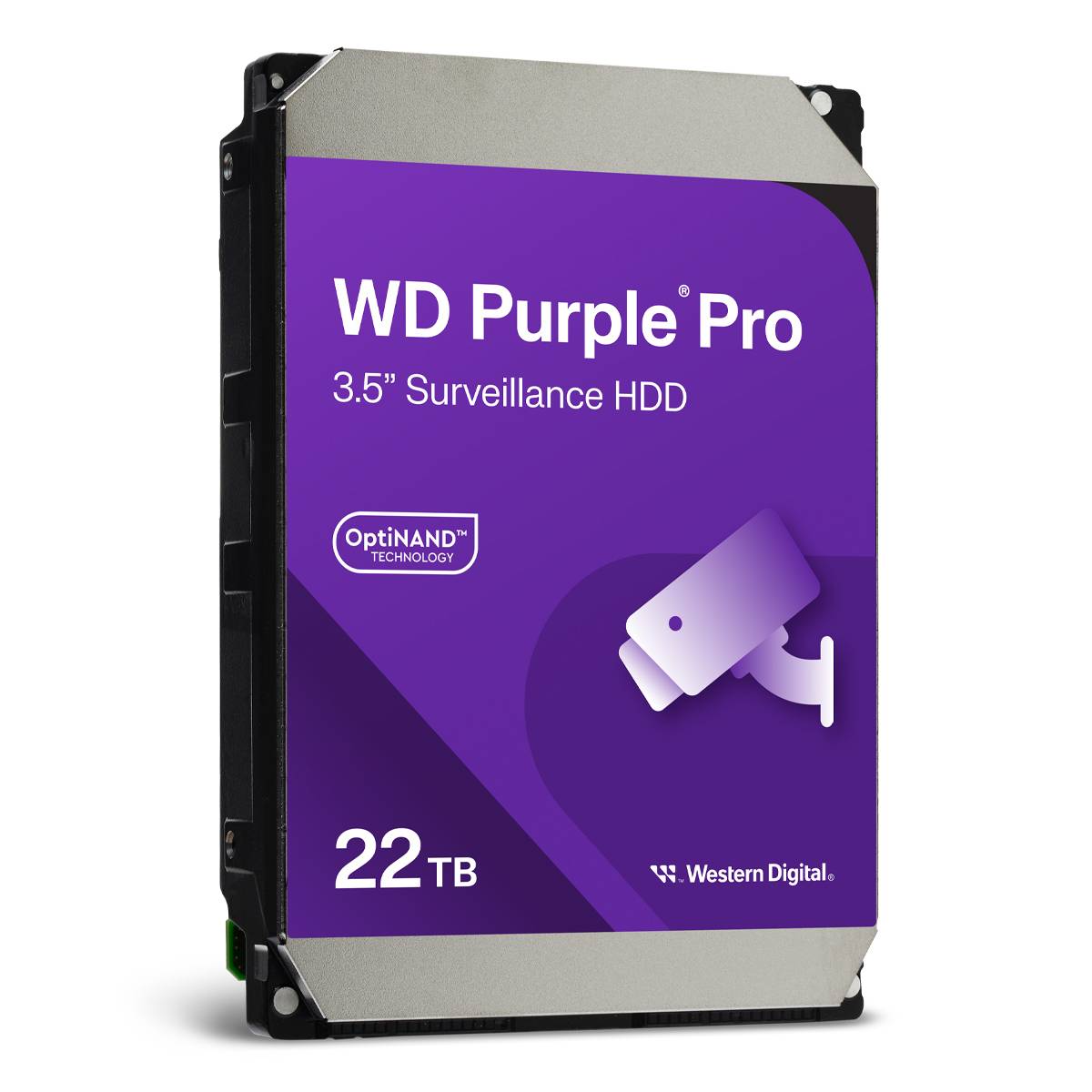 WD Purple Pro WD221PURP - Festplatte - 22 TB - Videoüberwachung, Smart Video - intern - 3.5"" (8.9 cm)