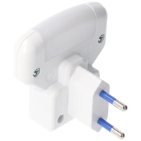 Velamp TWILIGHT, LED-Nachtlicht mit ON/OFF-Schalter, vertikale Buchse, Orientierungslicht mit 2 LEDs Velamp TWILIGHT, LED-Nachtlicht mit ON/OFF-Schalter, vertikale Buchse, Orientierungslicht mit 2 LEDs