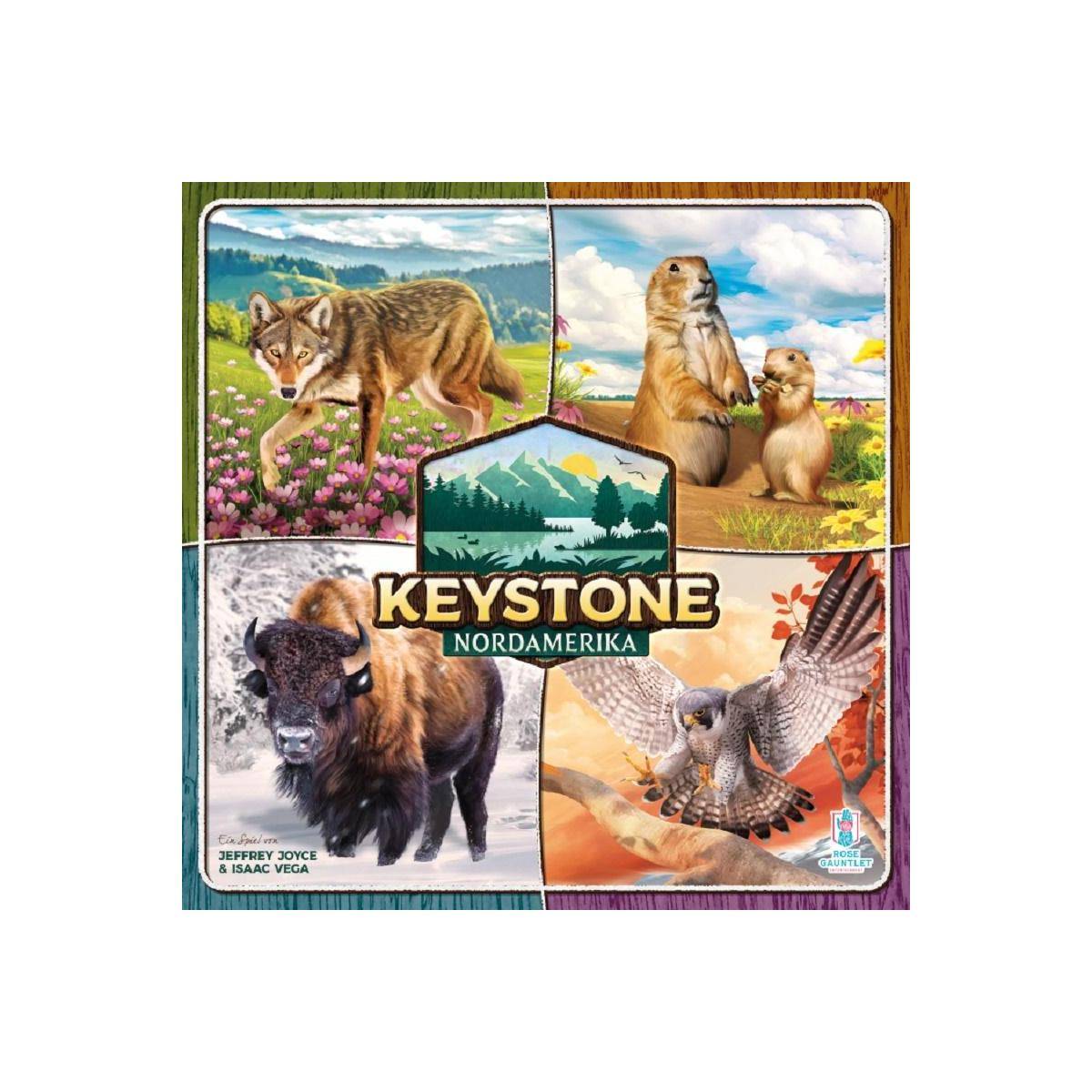 RGAD0001 - Keystone Nordamerika, Kartenspiel, für 1-4 Spieler, ab 10 Jahren (DE-Ausgabe)