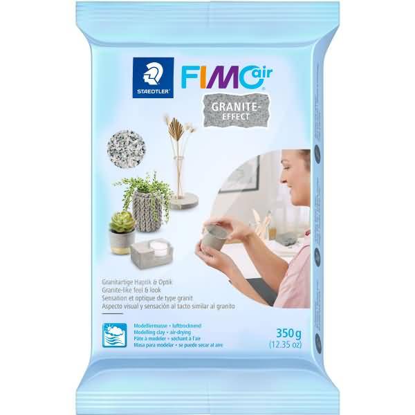 Modelliermasse FimoAir granite-effect stahlgrau 350g