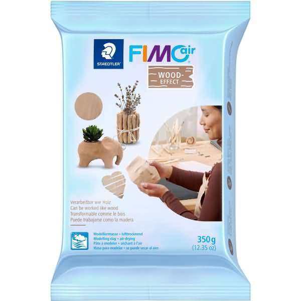 Modelliermasse FimoAir wood-effect braun 350g