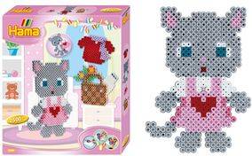 Hama Bügelperlen midi ''Anziehkatze'', Geschenkpackung Durchmesser Bügelperle midi: 5,0 mm