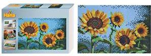 Hama Bügelperlen midi Art ''Sonnenblumen'', Geschenkpackung Durchmesser Bügelperle midi: 5,0 mm