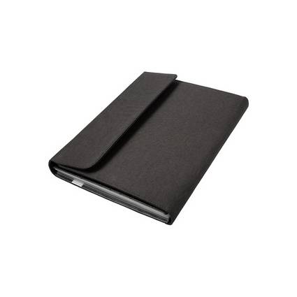 Alassio Fächermappe RPET, A4, recyceltes PET, anthrazit