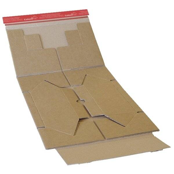Paket Versandkarton 343 x 223 x 50 mm braun.