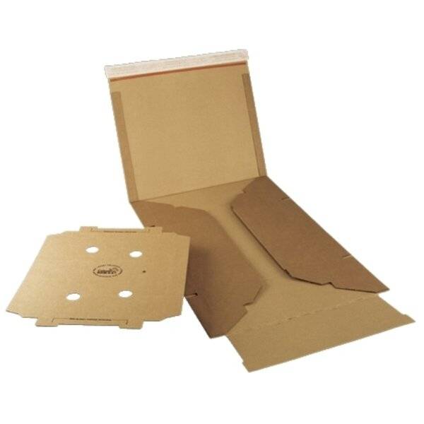 Paket Versandkarton 343 x 223 x 50 mm braun.