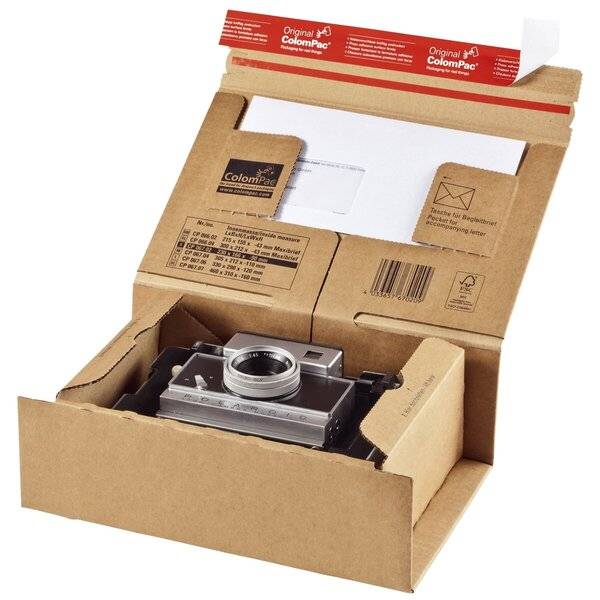 Paket Versandkarton 365 x 235 x 120 mm braun.