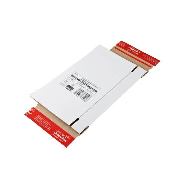 Faltkarton CP 065.55 24,4x34,4x1,5cm selbstklebend weiß