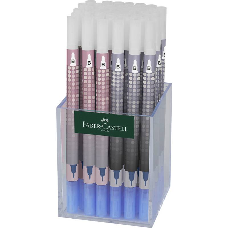 FABER-CASTELL Tintenlöscher, mittel, B-Rundspitze, im Köcher