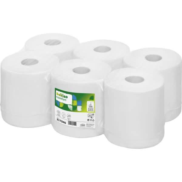 Handtuchrolle 317040 20x35cm 300m 1-lagig RC hochweiß 6 Stück