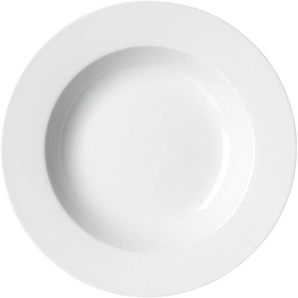 Suppenteller Bianco - 22 cm Porzellan weiß 6 Stück.