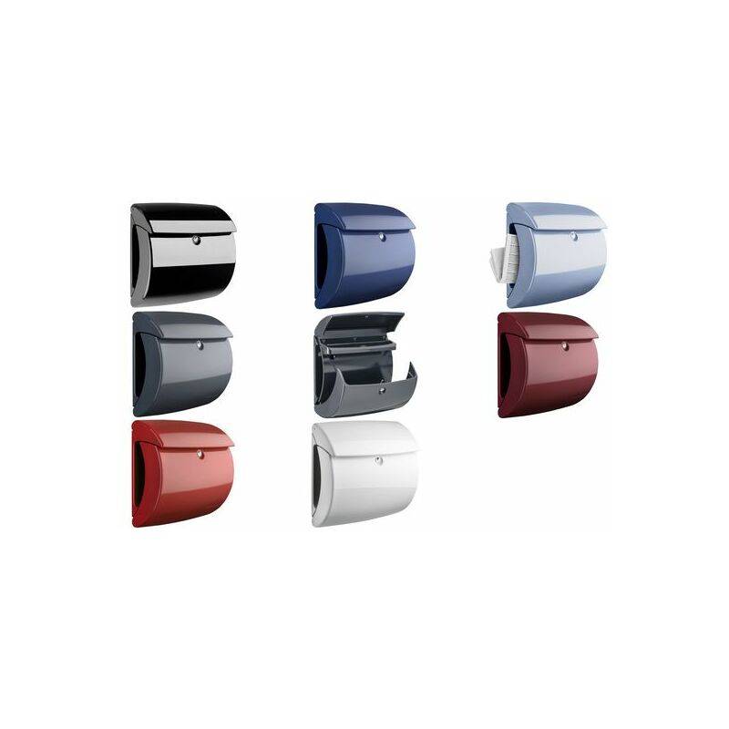 BURG WÄCHTER Briefkasten Piano 886 Einwurf DIN C4, m.Innenbeleuchtung