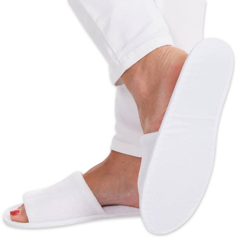 HYGOSTAR Einweg-Slipper SAFETY, offen, weiß