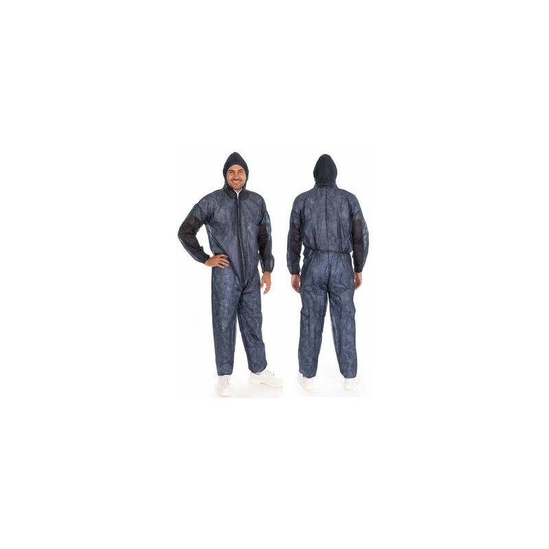HYGOSTAR PP-Overall ECO HYGOBASE mit Kapuze, blau, XXL