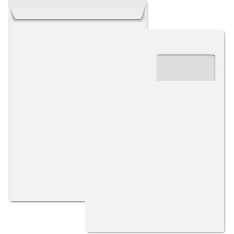 Clairefontaine Versandtaschen C4, 229 x 324 mm, weiß
