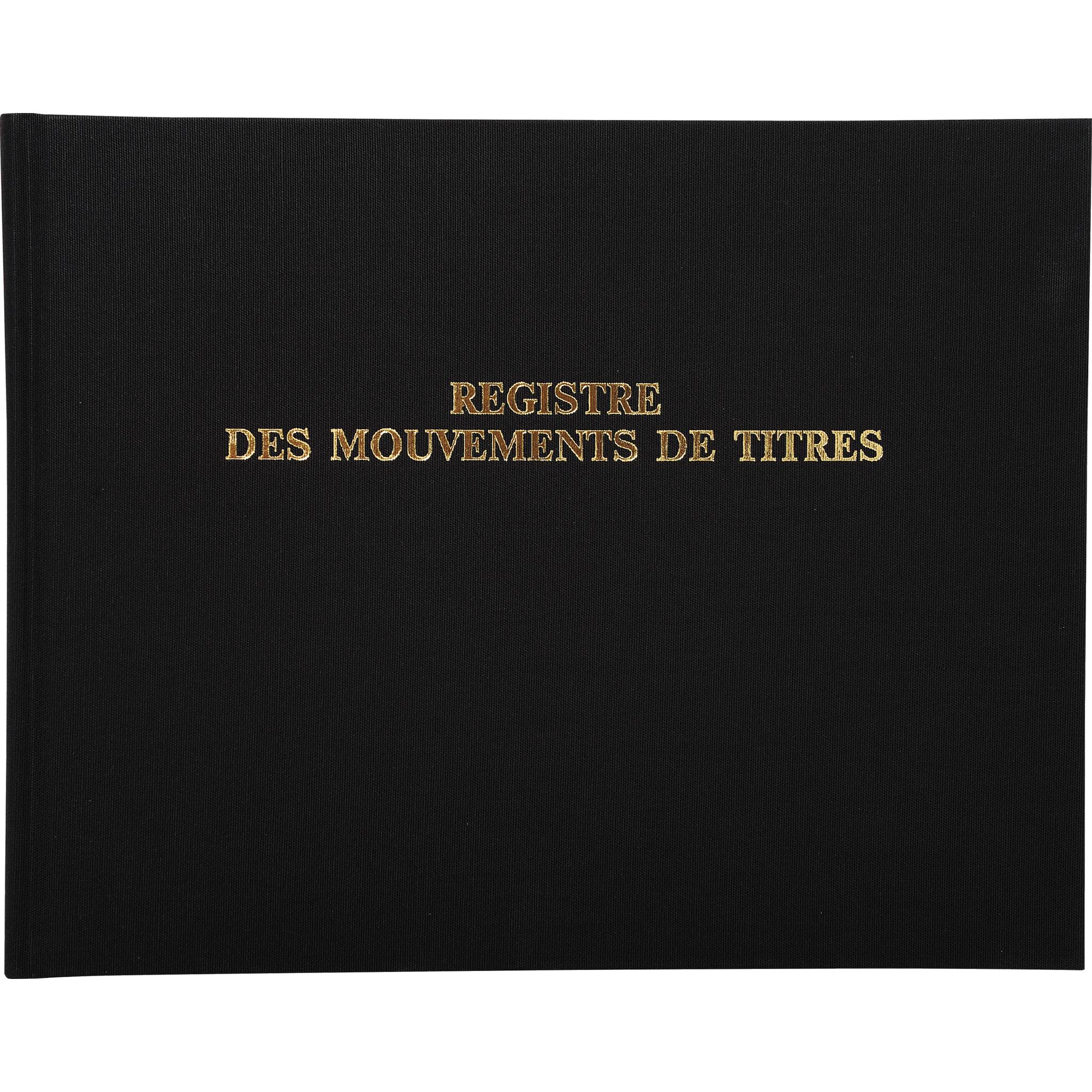 Exacompta Wertpapierbewegungen 24x32 cm 100S - Schwarz 91E