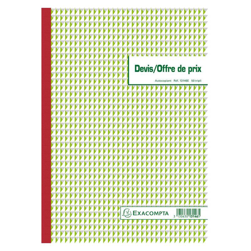 EXACOMPTA Manifold "Devis Offre de prix", 297 x 210 mm