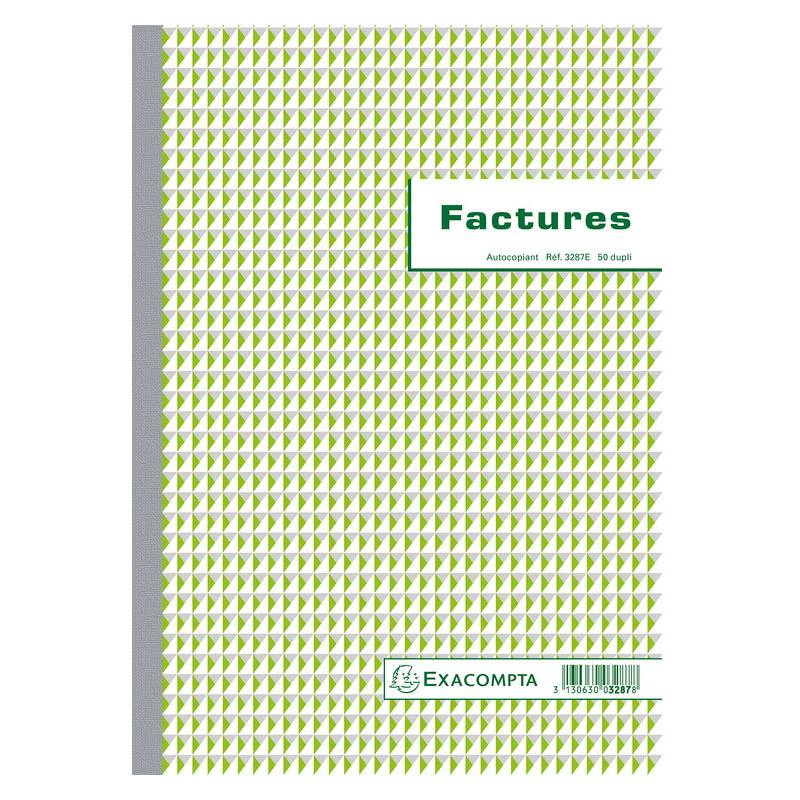 EXACOMPTA Manifold "Factures", 297 x 210 mm, dupli