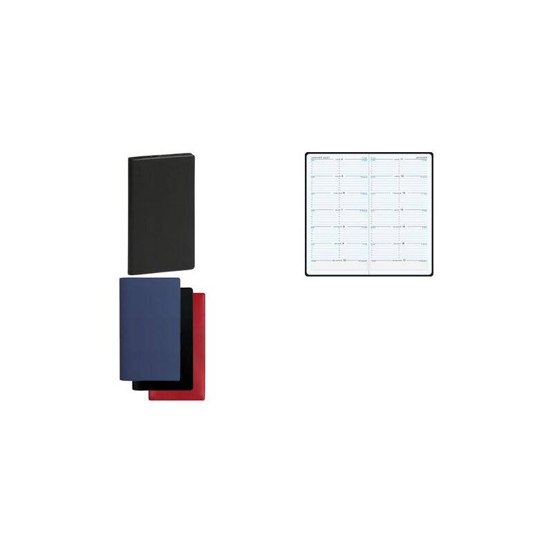 EXACOMPTA Taschenkalender SL 17, 2027, Barbara, schwarz