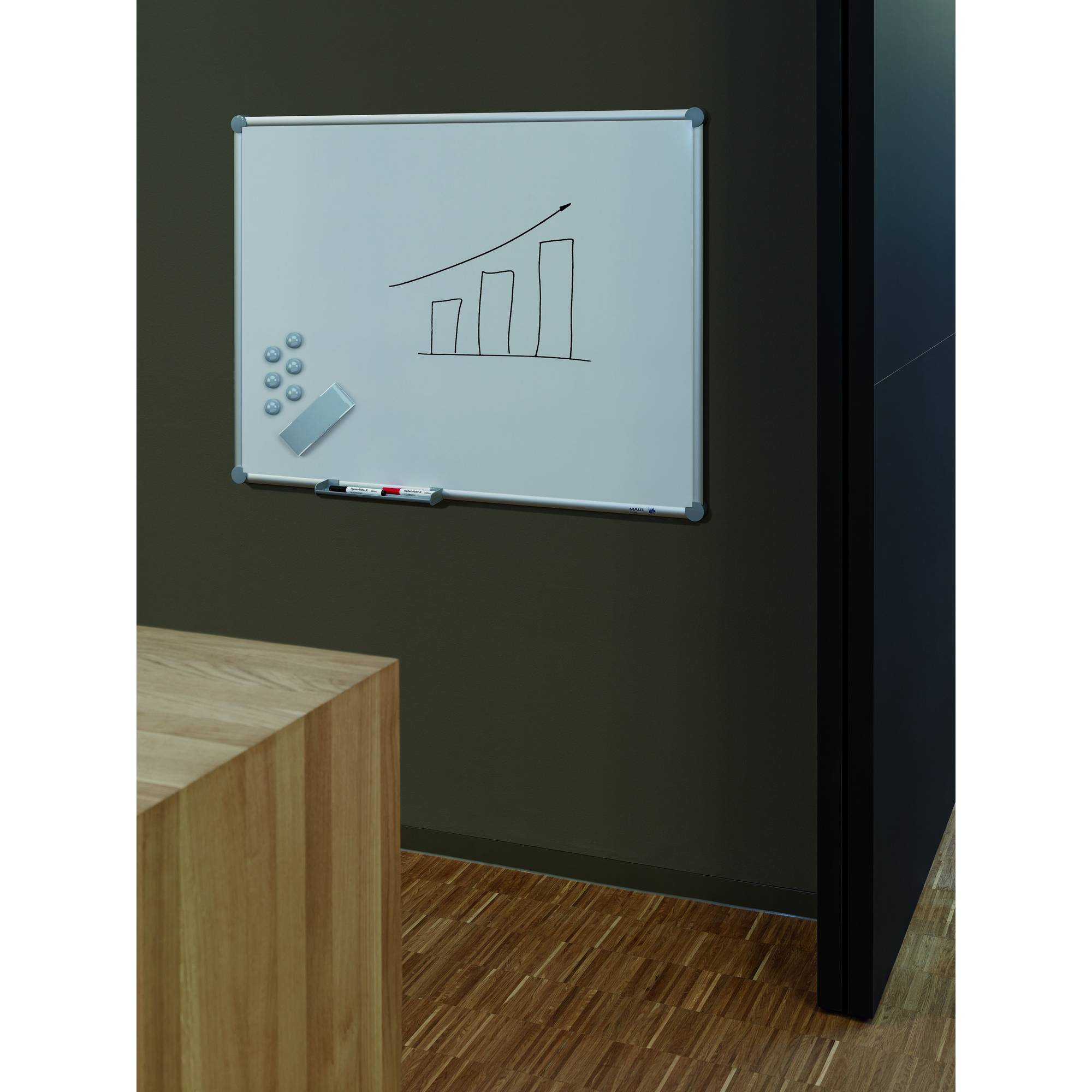 MAUL Whiteboard 2000 MAULpro 6304184 180x90cm emaillebesch.