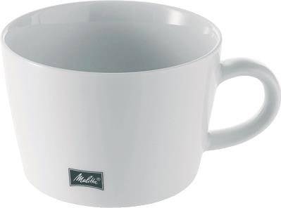 Melitta Milchkaffee-Tasse ''M-Cups'', weiß, 0,45 l aus Porzellan, Höhe: 72 mm, mit Henkel
