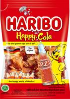 Haribo Happy Cola, Gummibärchen, 175 g, Cola, Türkis, Durchscheinend, 110 kcal, 25 g