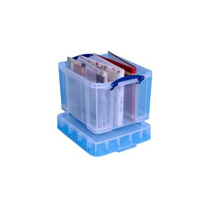 Really Useful Box Aufbewahrungsbox 35 Liter XL, transparent