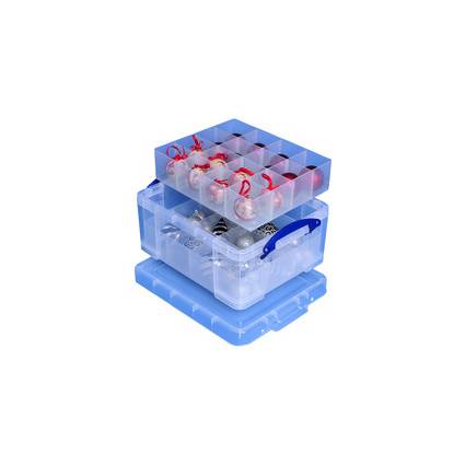 Really Useful Box Aufbewahrungsbox mit Einsätzen, 21 Liter