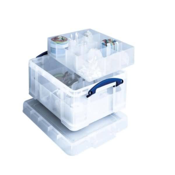 Really Useful Aufbewahrungsbox 21C+2TRAY 21l transparent