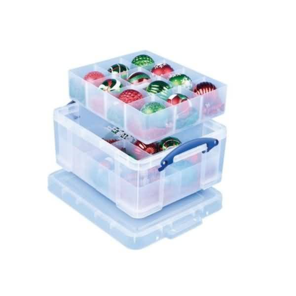 Really Useful Aufbewahrungsbox 21C+2TRAY 21l transparent