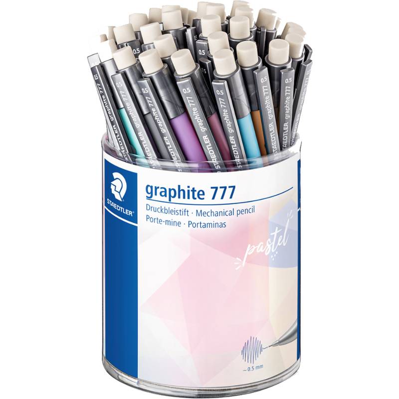 STAEDTLER Druckbleistift graphite 777 pastel, 36er Köcher