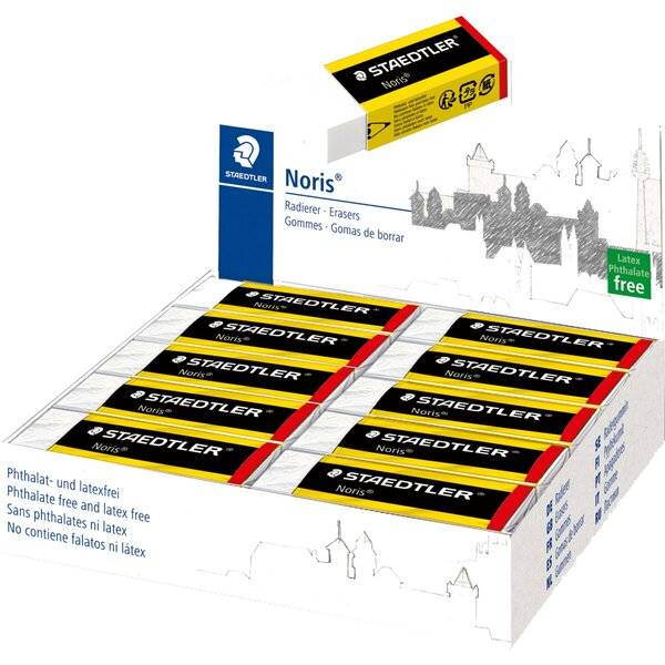Radierer Noris 65x23x13mm