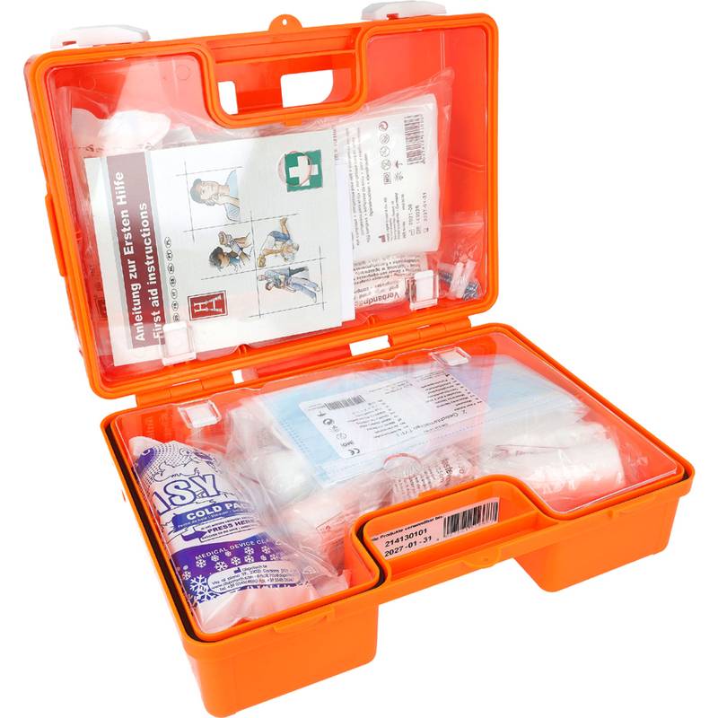 FIRST AID ONLY Betriebsverbandkasten, nach DIN 13169, orange
