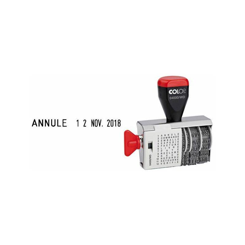 COLOP Wortbandstempel 04000/WD, mit Datum