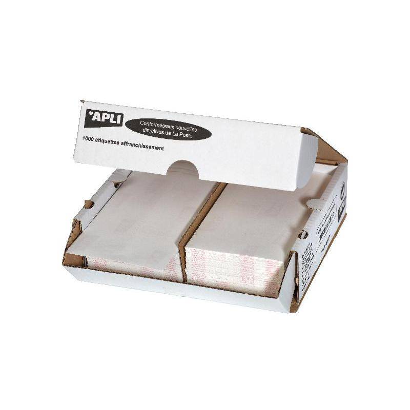 APLI Frankier-Etiketten, 175 x 45 mm, weiß, doppelt
