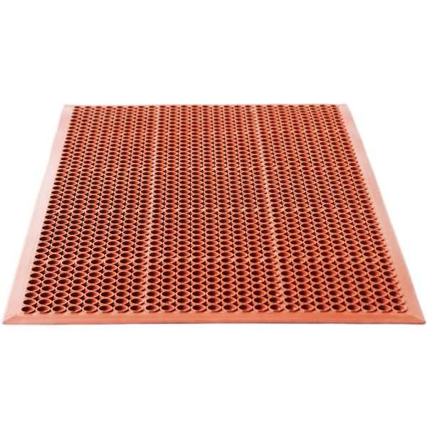 Arbeitsplatzmatte Yoga Grip Food 90x150cm rot