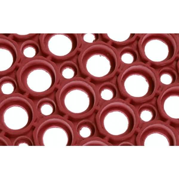 Arbeitsplatzmatte Yoga Grip Food 90x150cm rot
