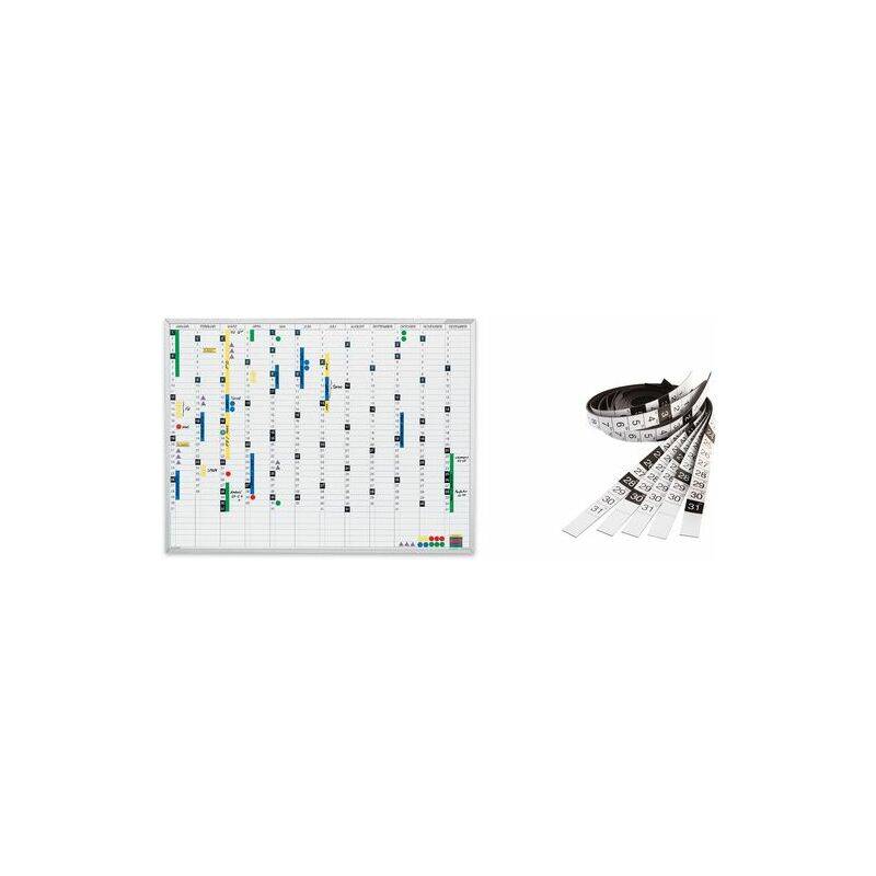 magnetoplan Kalenderstreifen 2024 für Jahresplaner 1241012