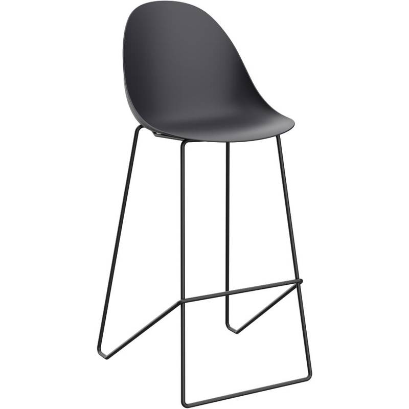 PAPERFLOW Barhocker "VOID", 2er Set, schwarz