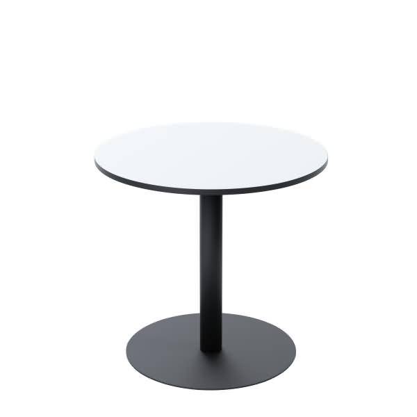 Bistrotisch Mezzo TRMR80.01.13 rund 80cm schwarz/weiß