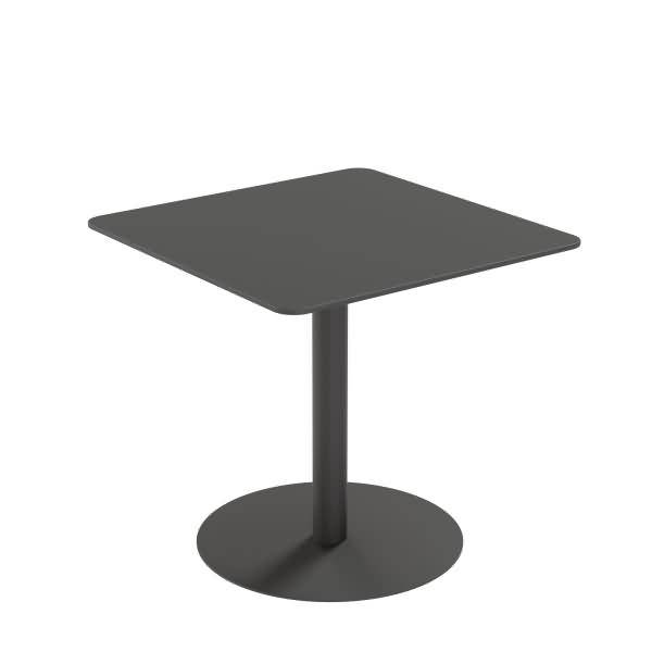 Bistrotisch Cross TRCROS8080M.01 80x80x75cm schwarz