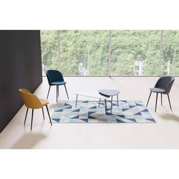 Beistelltisch Lazy TBL60.01.01 50x60cm schwarz/schwarz
