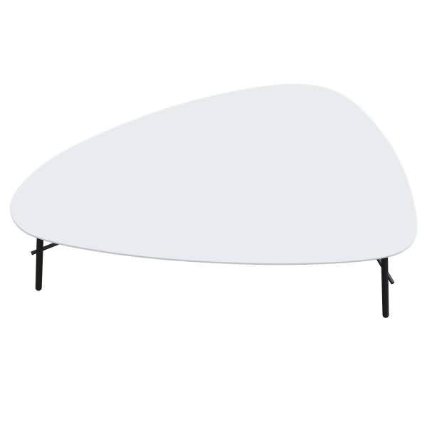 Beistelltisch Lazy TBL93.01.13 50x93cm schwarz/weiß