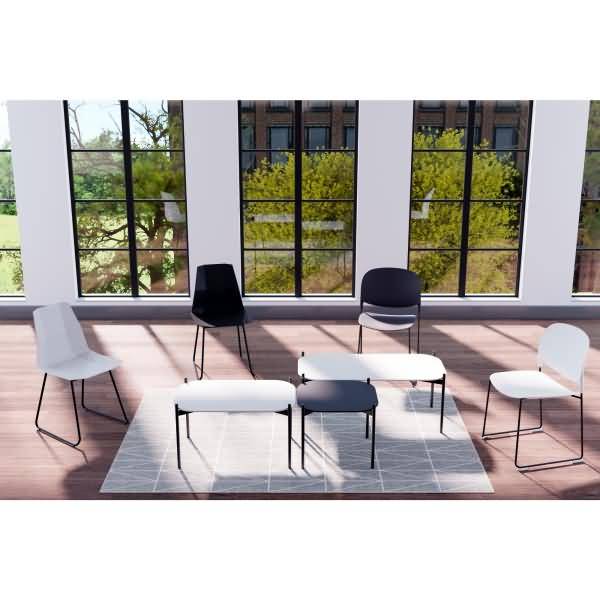 Beistelltisch Meet TBM1P50.01.01 50x50cm schwarz/schwarz
