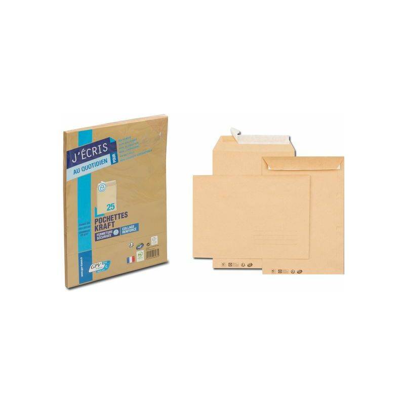 GPV Versandtaschen, 24, 260 x 330 mm, haftklebend