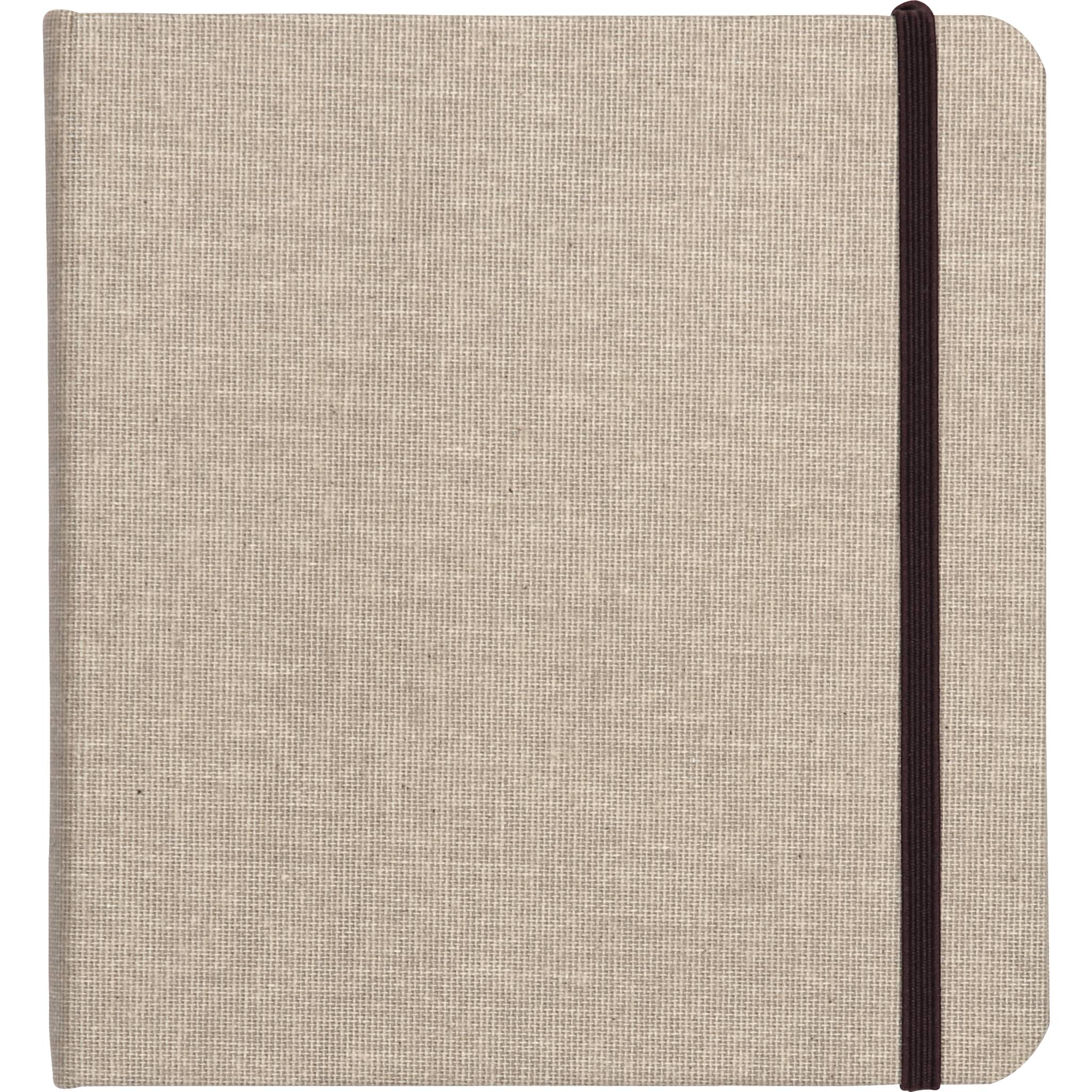 Clairefontaine Reisealbum A6 Goldine Leinen, 32 Blatt 20x20cm Natur 96109C